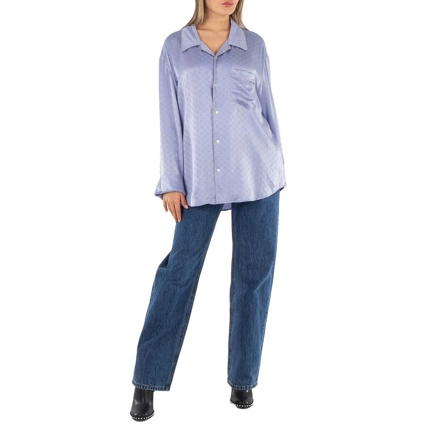 Alexander Wang Ladies Blue Bells Pajama Long Sleeve Shirt 3