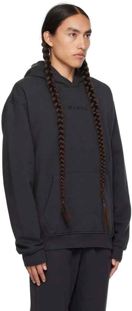 Jordan Black Air Jordan Wordmark Hoodie 2