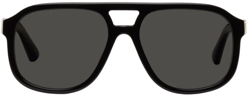 Gucci Black Aviator Sunglasses 1