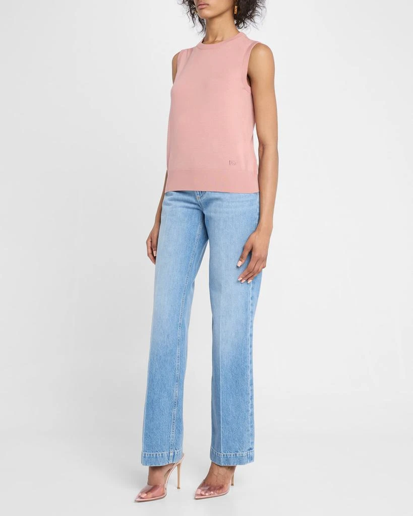 Dolce 
Gabbana Virgin Wool Sleeveless Crewneck Sweater 2