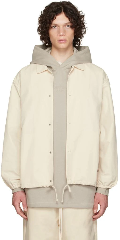 Essentials Off-White Drawstring Jacket 1