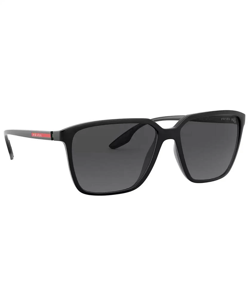 Prada Men's Polarized Sunglasses, PS 06VS 58 3