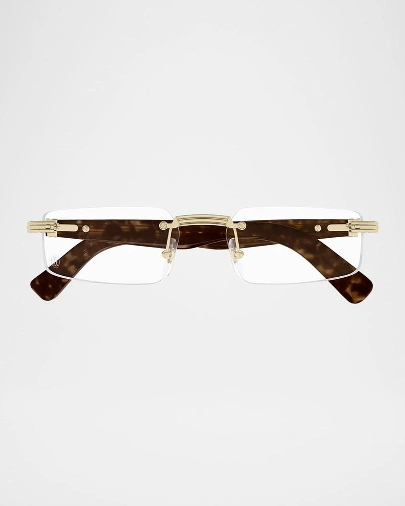Cartier Men's CT0537OM Metal Rectangle Optical Frames 1