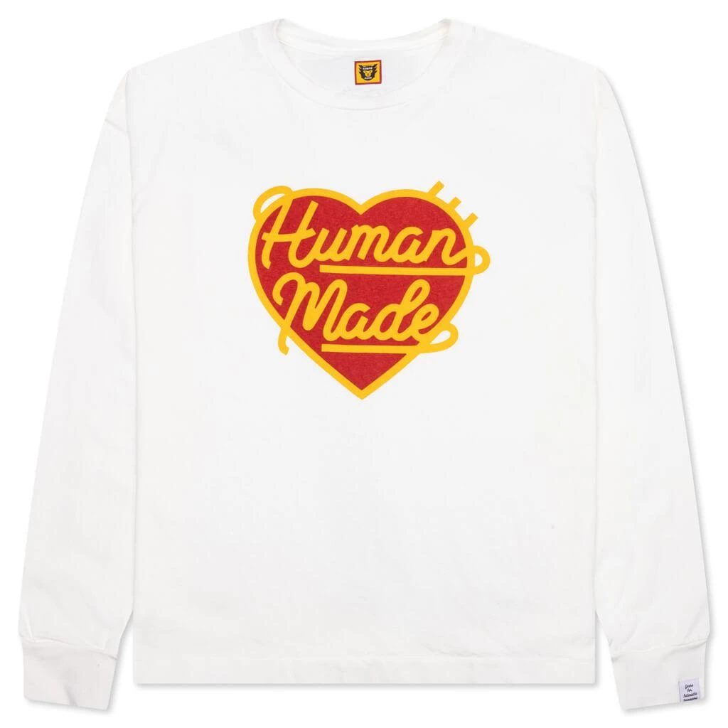 Human Made Graphic L/S T-Shirt #4 - White 1