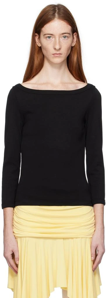 FLORE FLORE Black Steffi Long Sleeve T-Shirt 1