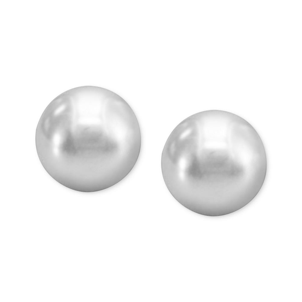 Belle de Mer Pearl Earrings, 14k Gold Cultured Freshwater Pearl Stud Earrings (9mm)