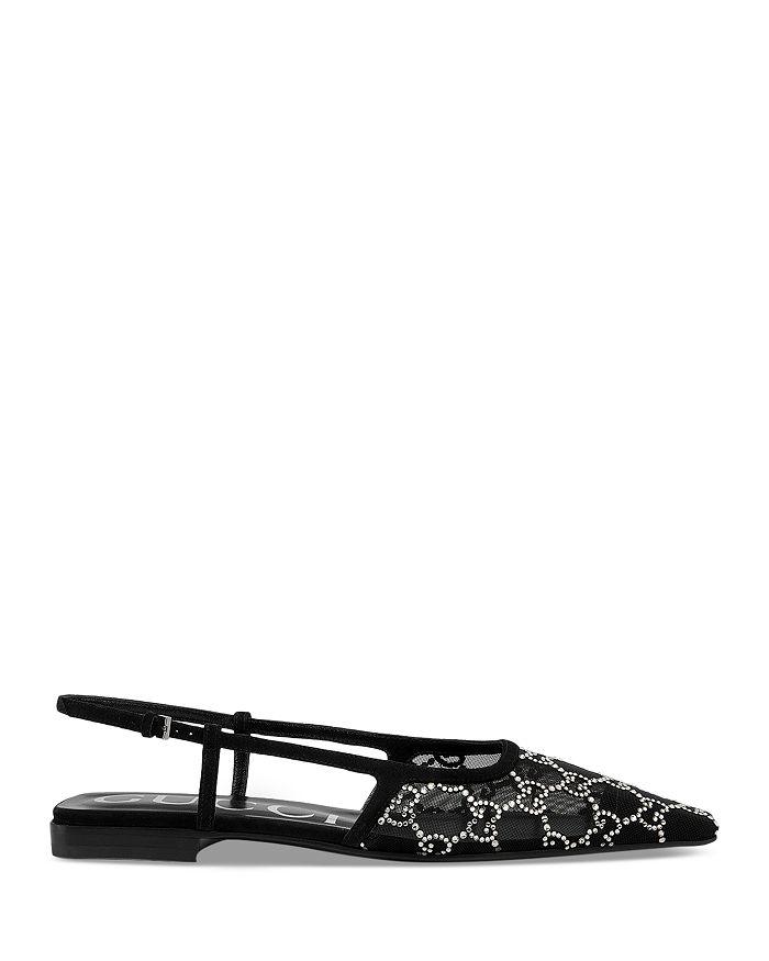 Gucci Women's GG Slingback Ballet Flats