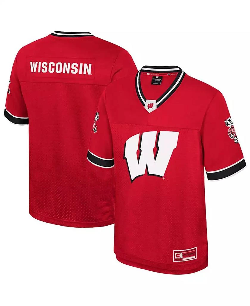 Colosseum Men
s Red Wisconsin Badgers Nothing But The Hits Football Jersey