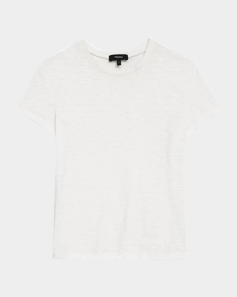 Theory Tiny Tee 2 Nebulous Organic Cotton Top 1