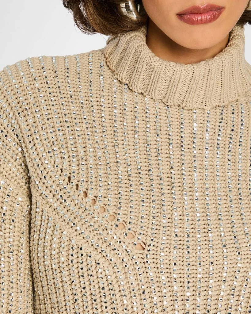 retrofête Camden Embellished Turtleneck Sweater 4