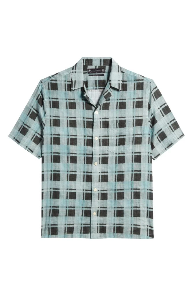 ALL SAINTS Big Sur Check Camp Shirt 6