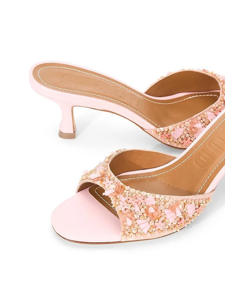 Staud Brigitte Embellished 55MM Mules 5