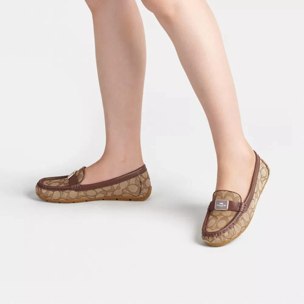 Coach Mona Driver In Signature Jacquard 5