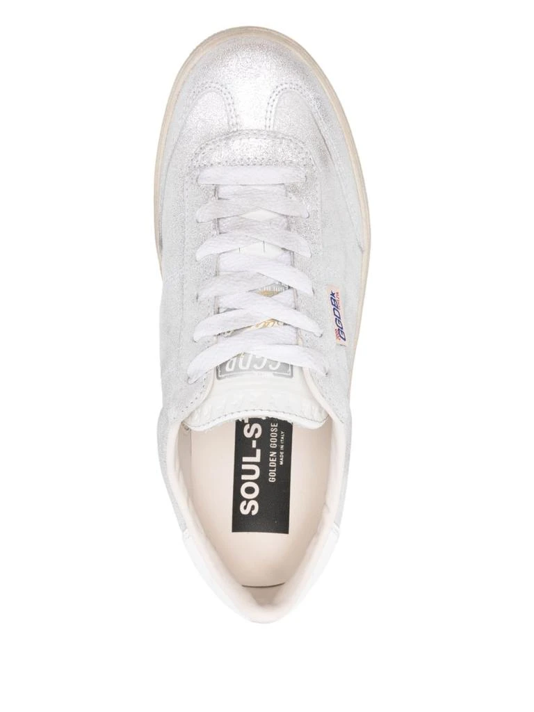 Golden Goose Low-Top Silver Sneakers 4