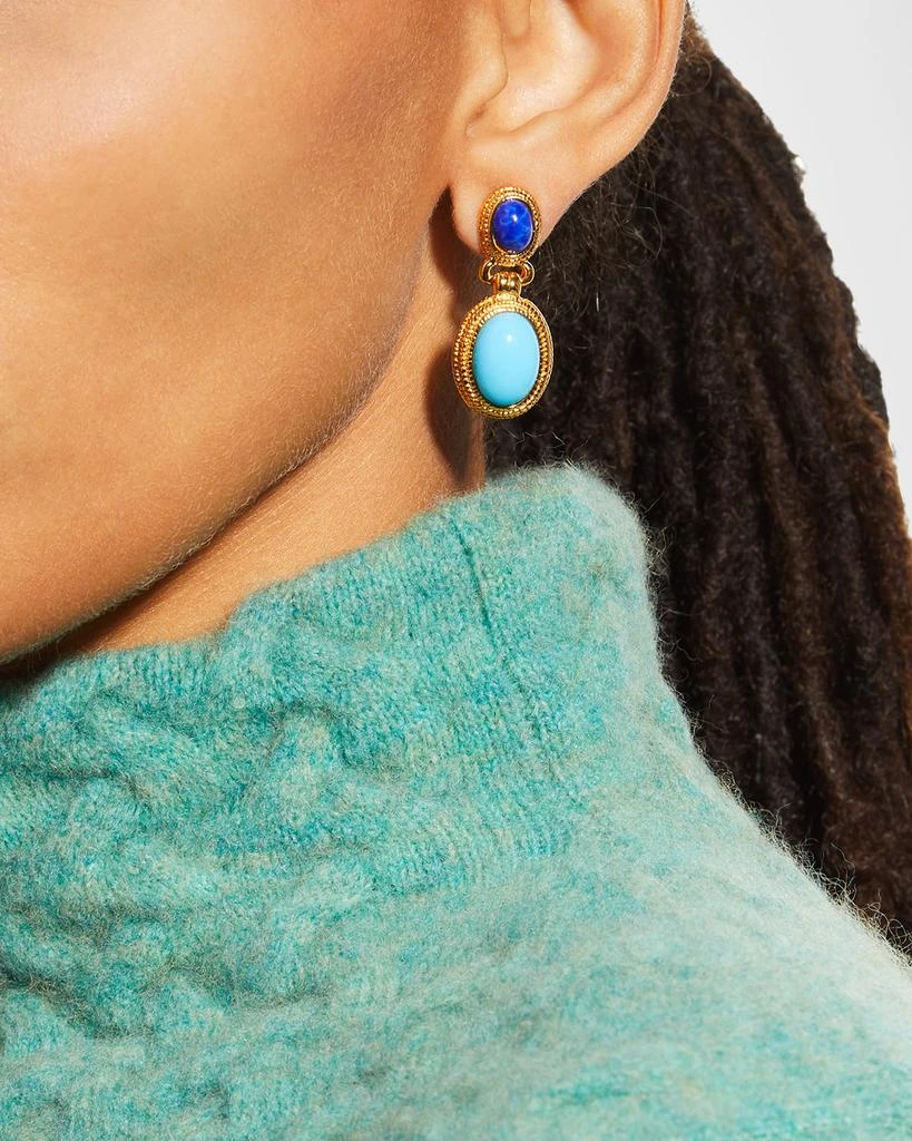 BEN-AMUN Multi Blue Drop Earrings 2