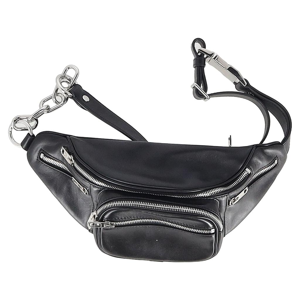 Alexander Wang Attica Fanny Pack in Black Leather – On Sale Now