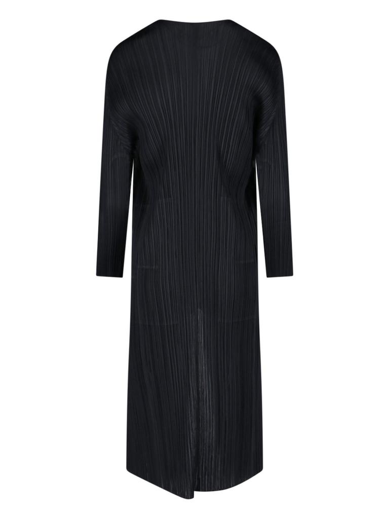 Pleats Please Pleats Please Pleated Longline Coat