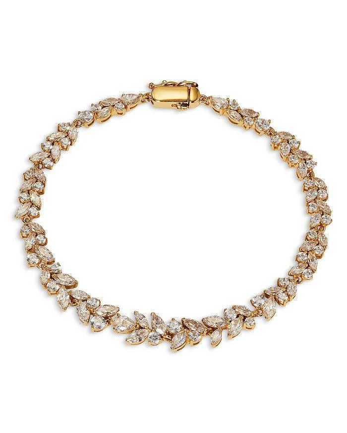 Nadri Sav Cubic Zirconia Cluster Flex Bracelet 1