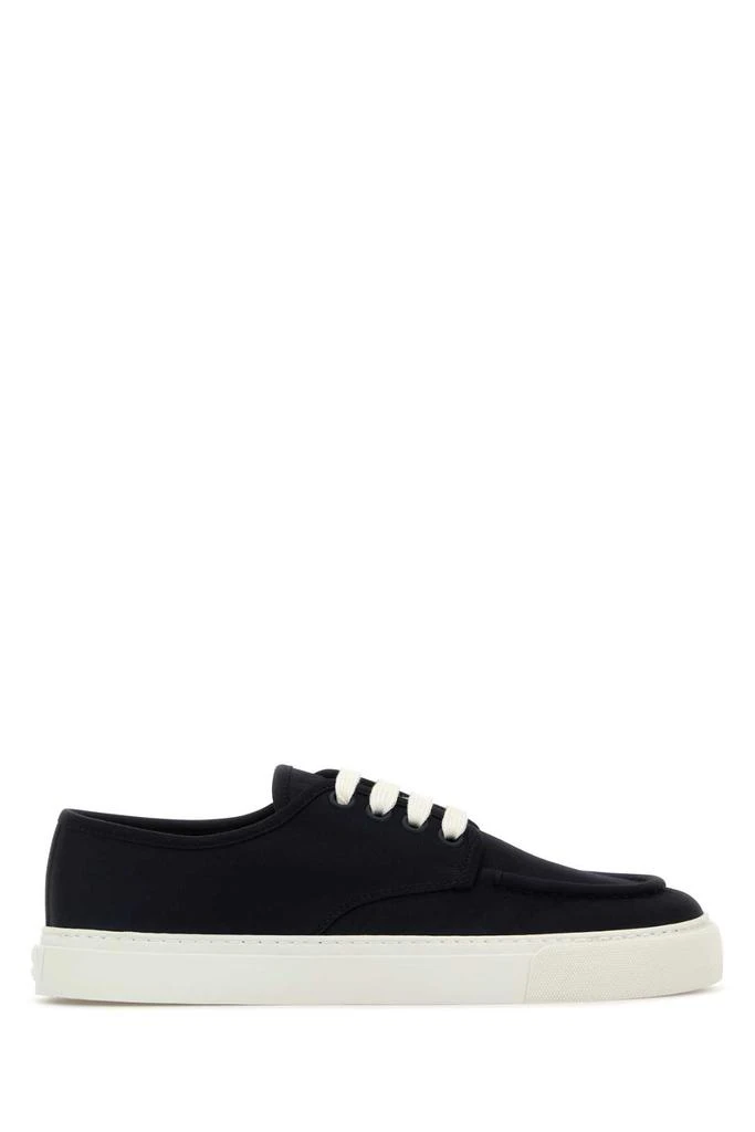 Prada Navy Blue Canvas Sneakers 1