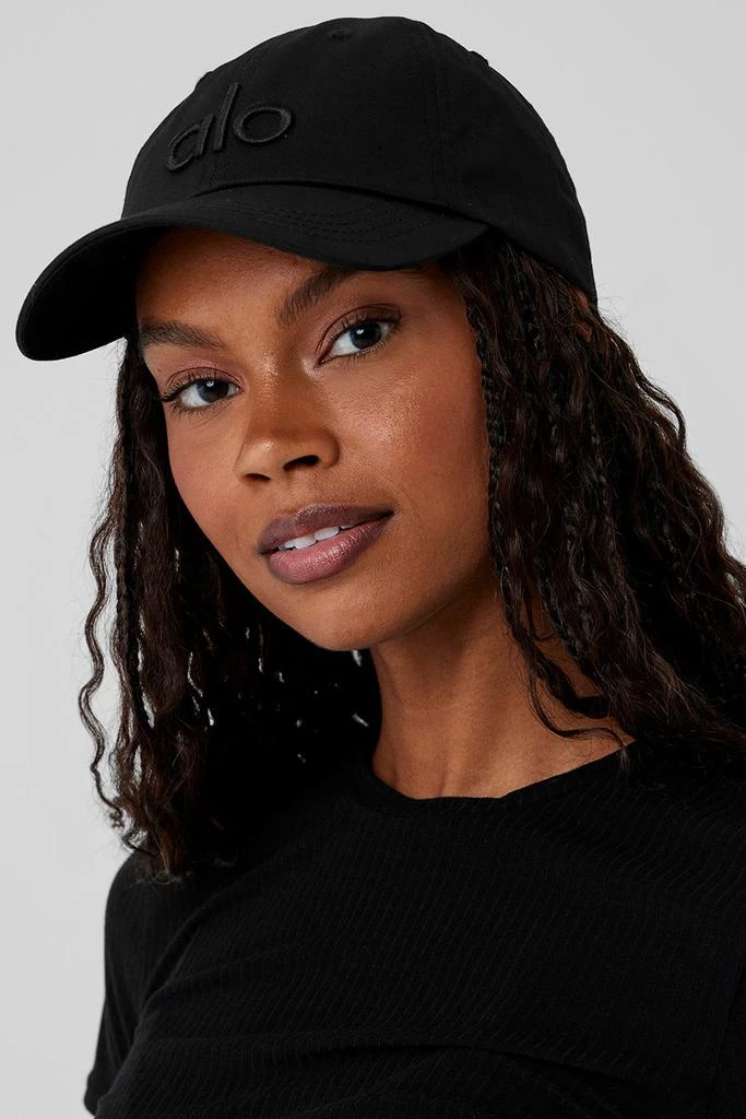 Alo Yoga Off-Duty Cap - Black/Black 5