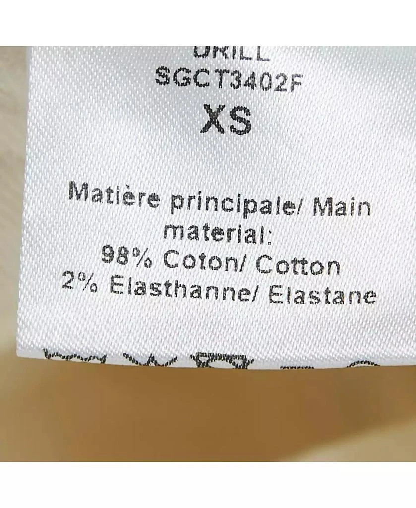 Pre-Owned Zadig 
Voltaire Women
s White Denim Button Front Kimi Jacket 6