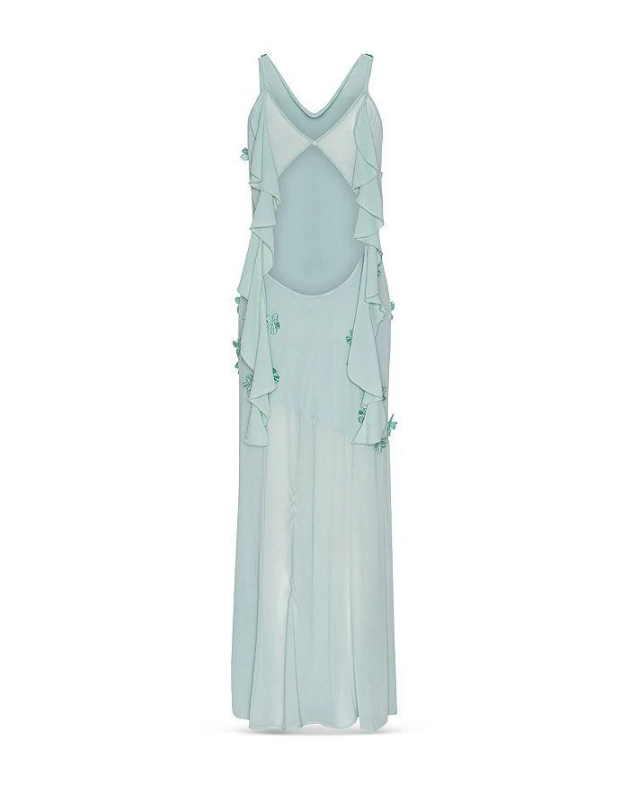 ROTATE Birger Christensen Waterfall Maxi Dress 4