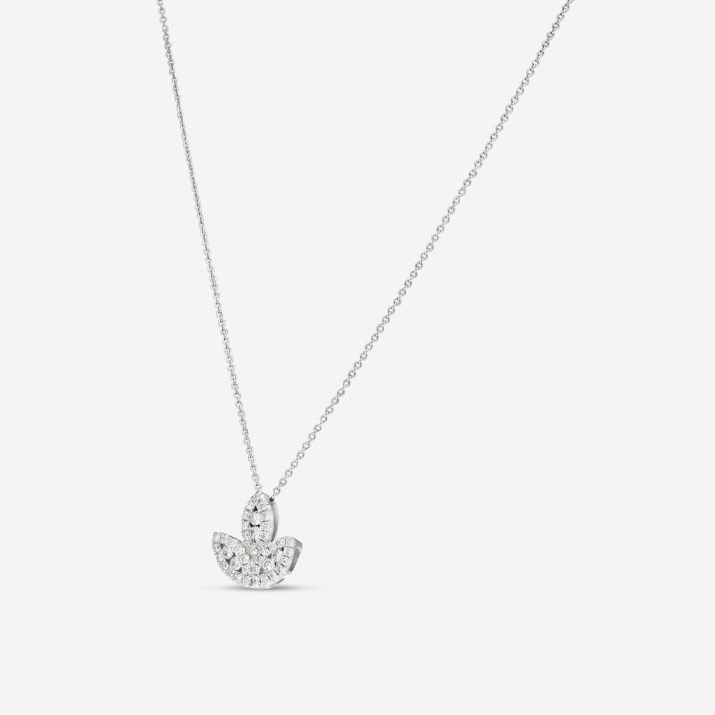 Roberto Coin Roberto Coin 18K White Gold and Diamond Pendant Necklace 9991142AWCHX1