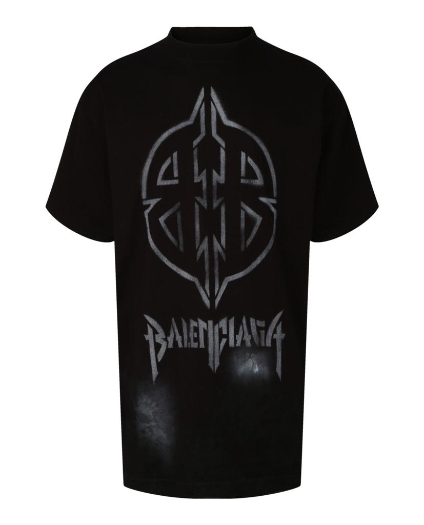 Balenciaga Patch Garde-Robe Medium Fit T-Shirt - T-Shirts - Free