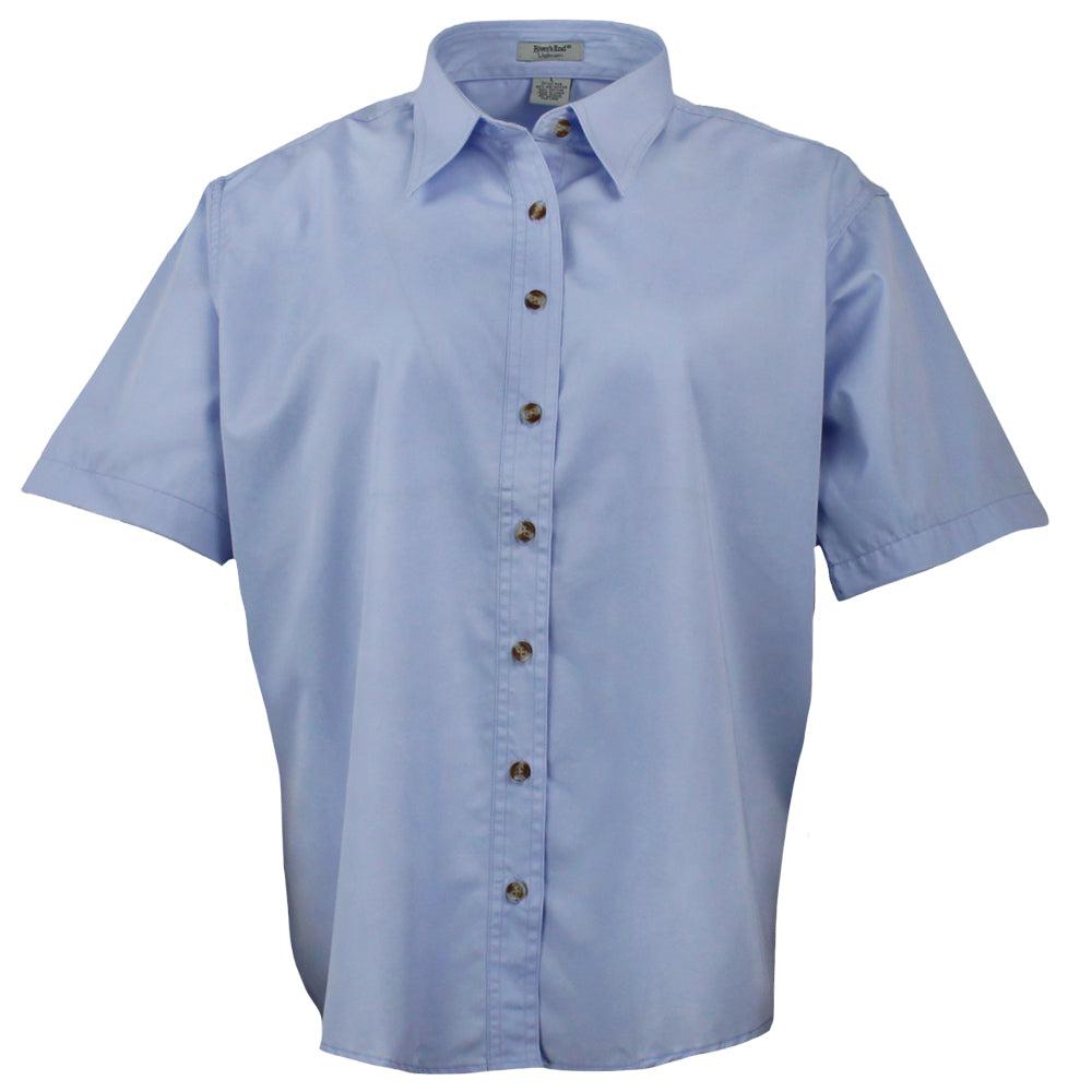 River's End EZCare Woven Short Sleeve Button Up Shirt