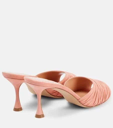 Manolo Blahnik Pirua 70 suede mules 2