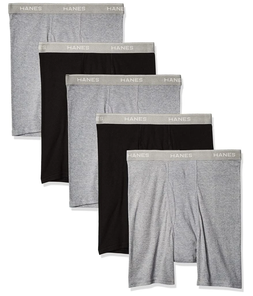 Hanes Men's Tagless Cool Dri Boxer Briefs with ComfortFlex Waistband-Multiple Packs Available 1