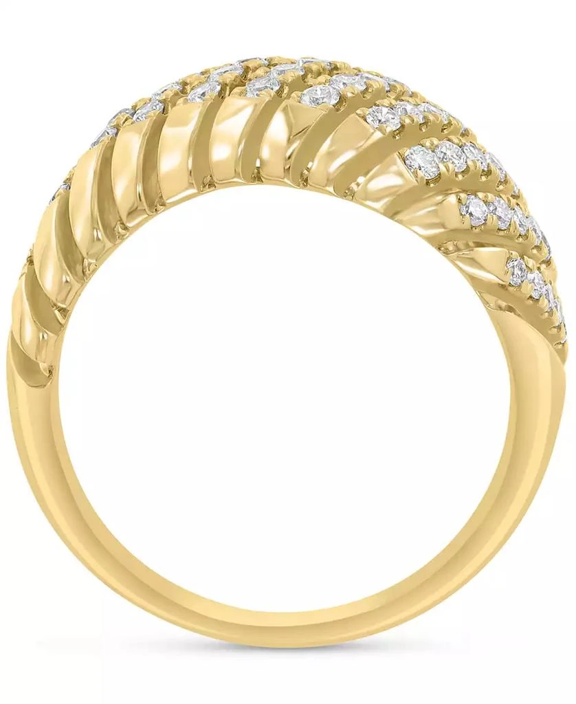 Effy EFFY® Diamond Multi-Row Statement Ring (5/8 ct. t.w.) in 14k Yellow Gold 4