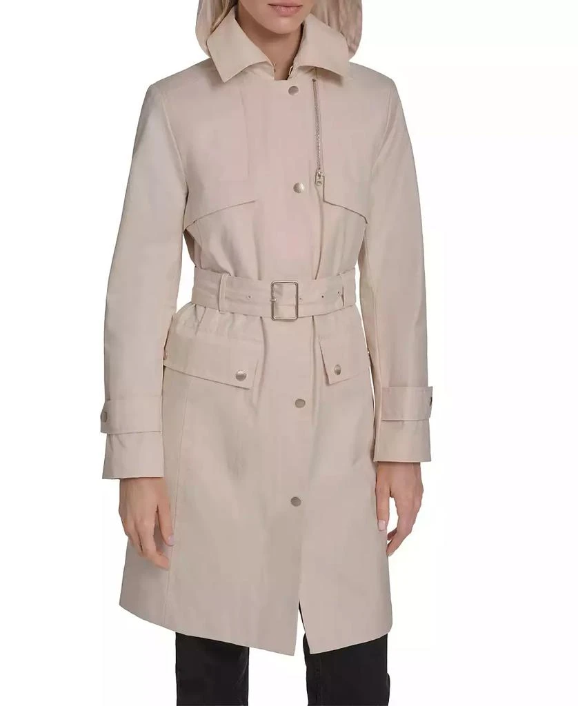 Cole Haan Signature Women
s Cotton Rain Trench Coat 5