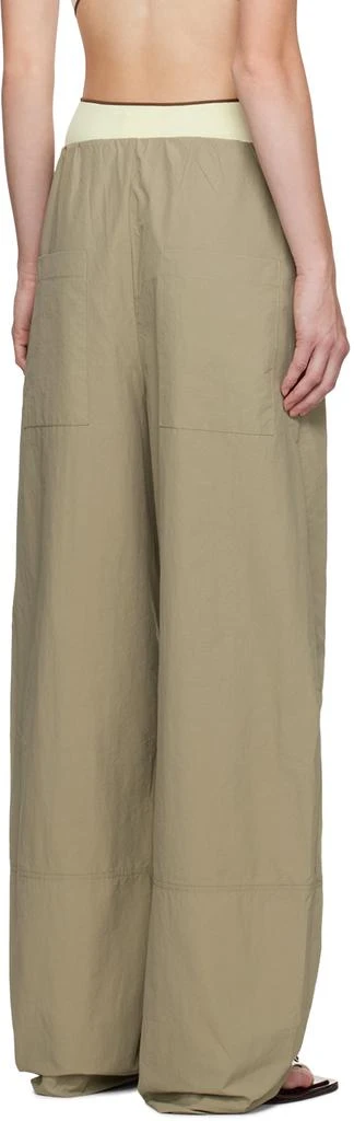 Paris Georgia Khaki Cocoon Track Pants 3