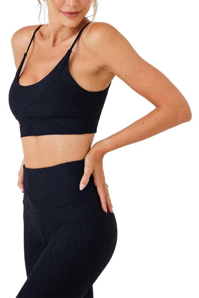Onzie Tank Bra In Black
