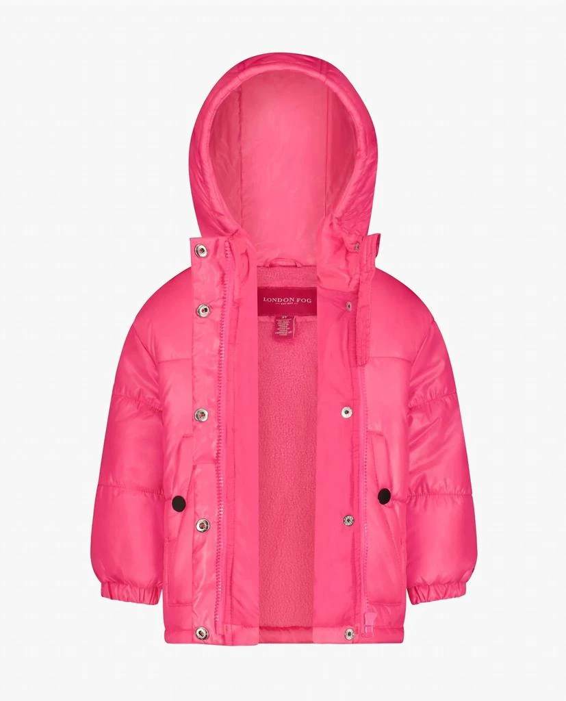 London Fog London Fog - Big Girls Zip-front Heavy Weight Puffer Jacket 2
