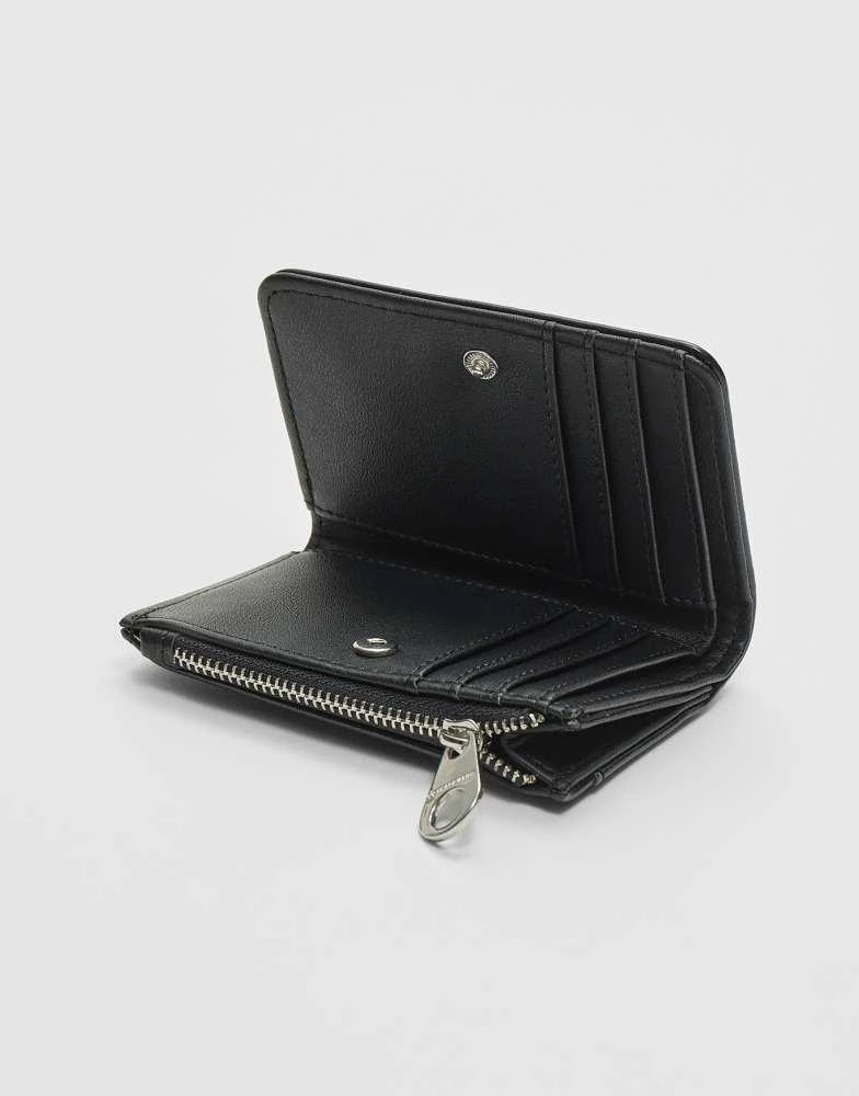 Stradivarius Stradivarius purse with zip in black 2