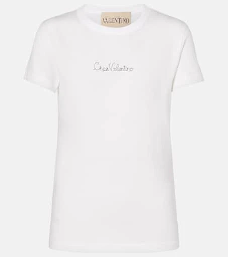 Valentino Chez Valentino cotton jersey T-shirt 1