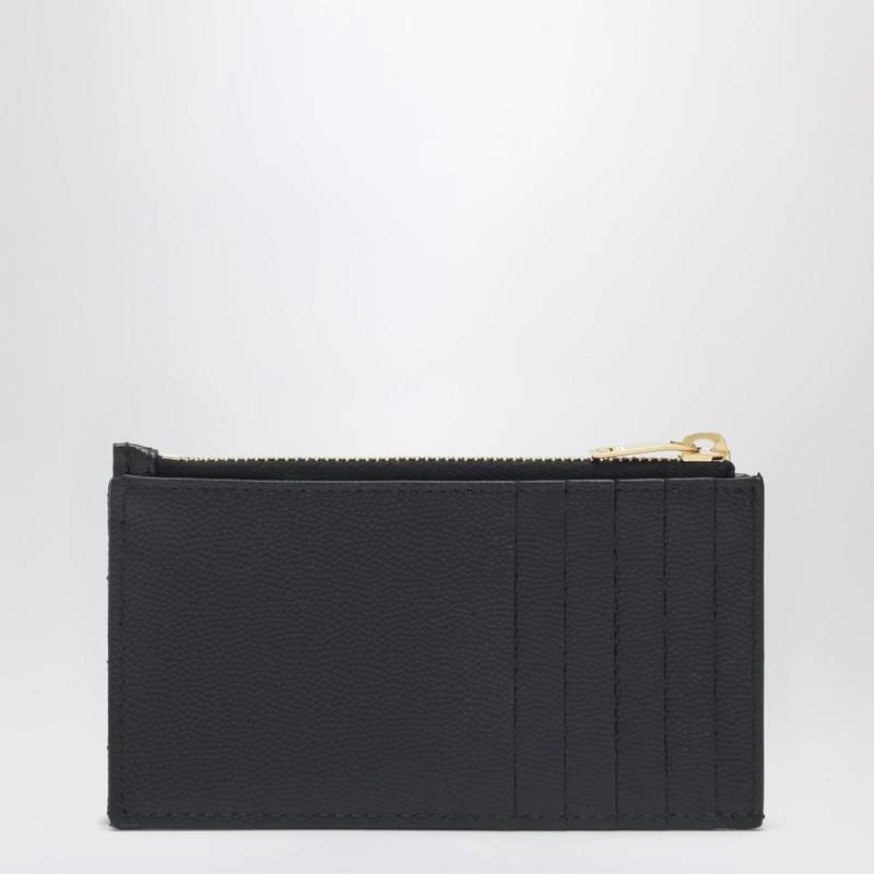 Yves Saint Laurent Black quilted Cassandre card holder 2