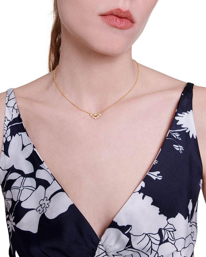 Maje Ralletimi Cutout Midi Dress