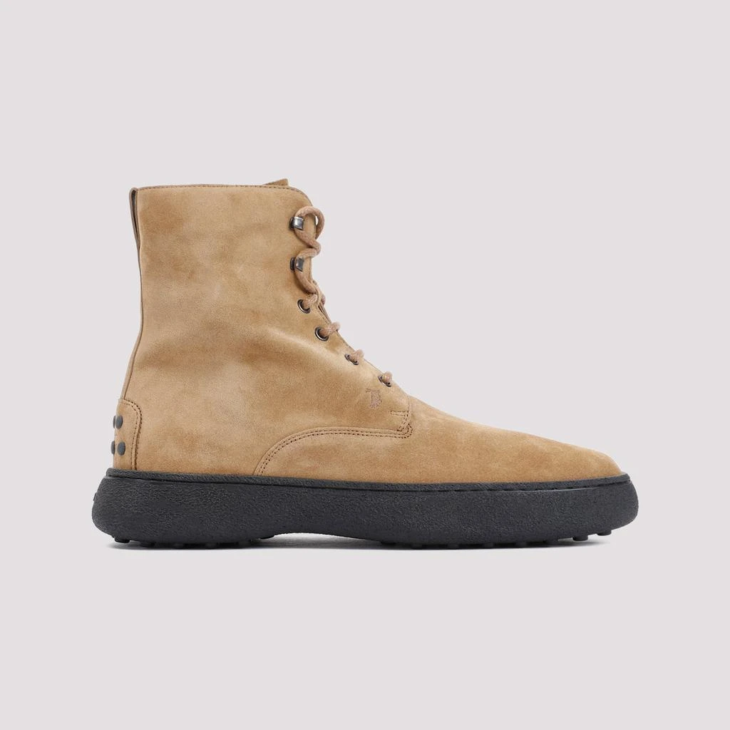 Tod's Brown Winter Gommino Suede Leather Boots 3