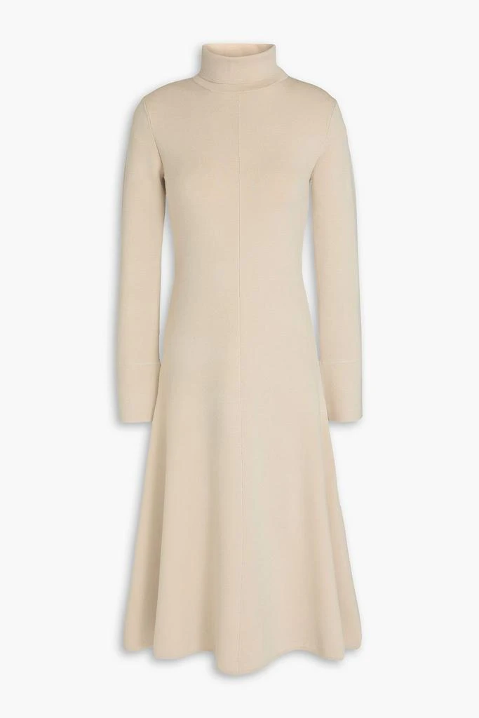 Joseph Silk-blend turtleneck midi dress 1