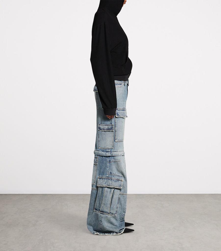 パンツ BALENCIAGA cargo denim jeans Balenciaga Balenciaga Denim Cargo Jeans - Pants - BeyondStyle