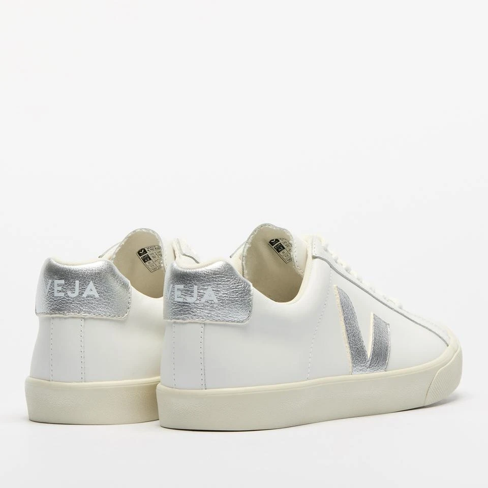 Veja VEJA WOMEN'S ESPLAR LEATHER LOW TOP TRAINERS 3