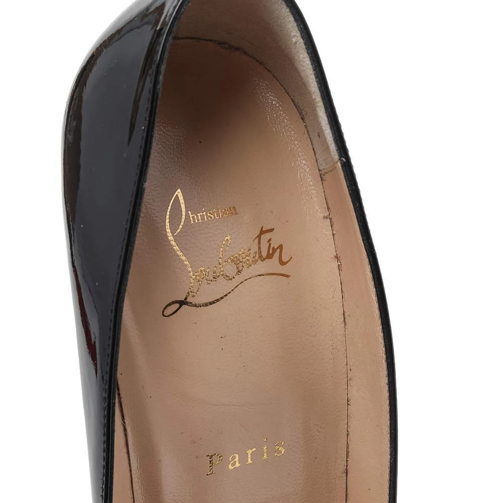 Christian Louboutin Christian Louboutin Black Patent Leather Fifille Pumps Size 38 7