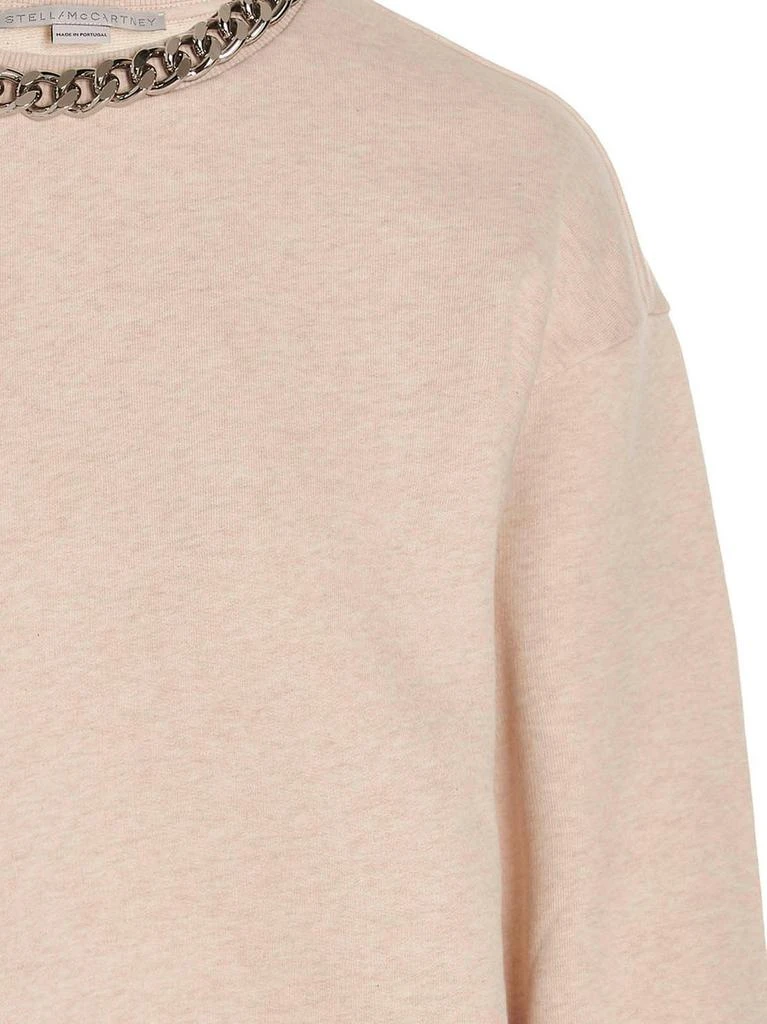 Stella McCartney Stella McCartney Falabella Chain Detailed Crewneck Sweater 3