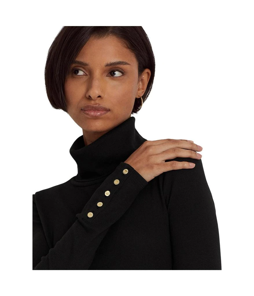 Ralph Lauren Cotton-Blend Turtleneck Dress 3