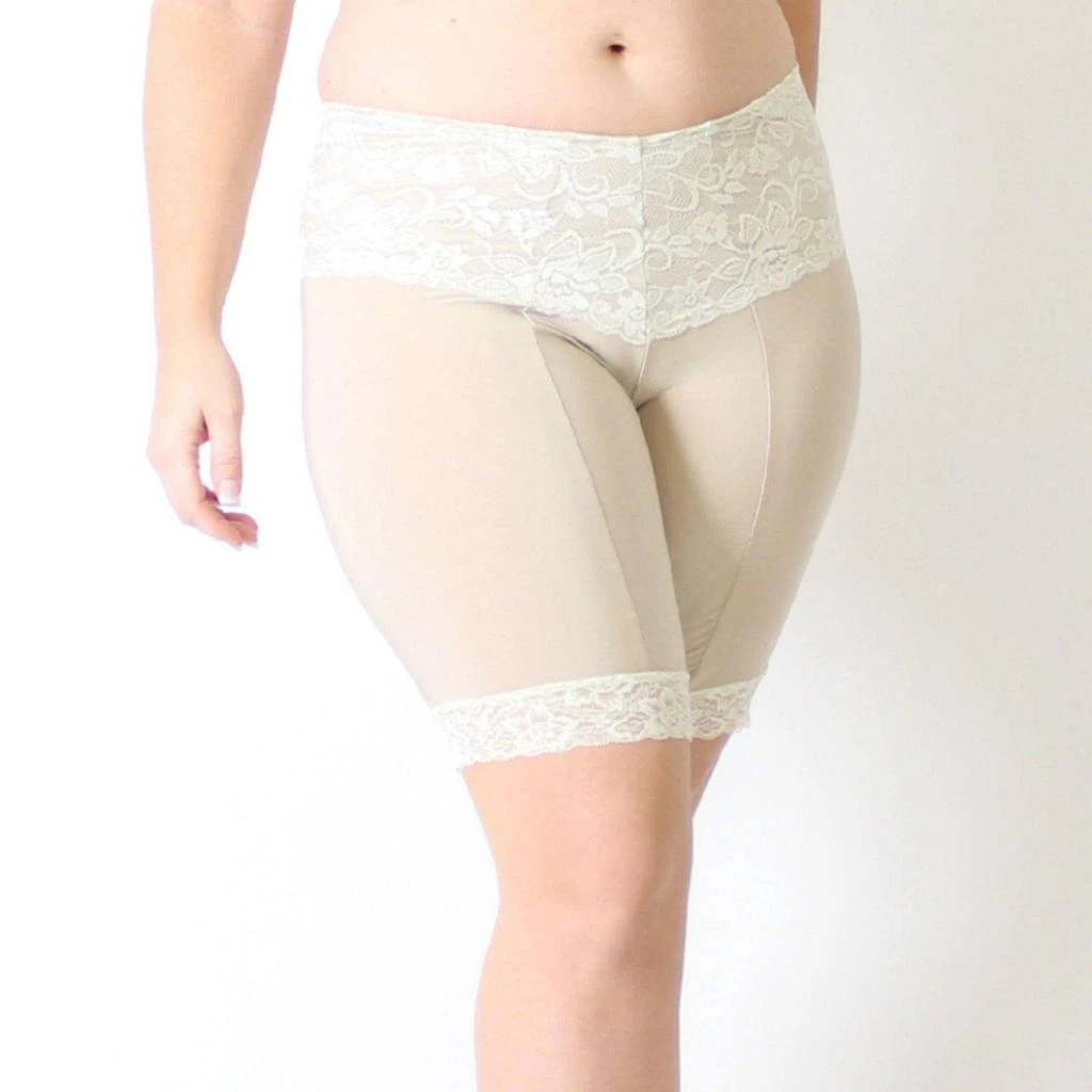 Undersummers by CarrieRae Lace Anti Chafing Shortlette Slipshort 9" 5