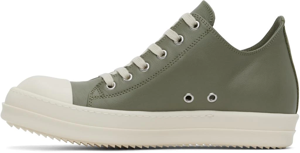 Rick Owens Green Hollywood Low Sneakers 3