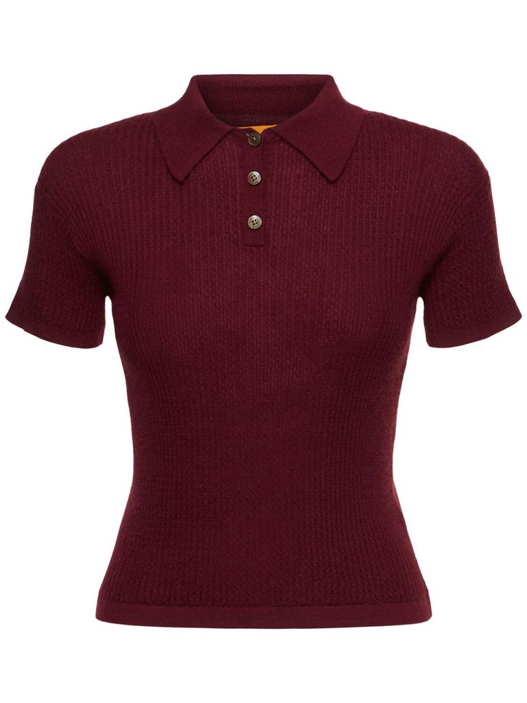 GUEST IN RESIDENCE Shrunken Cashmere Polo